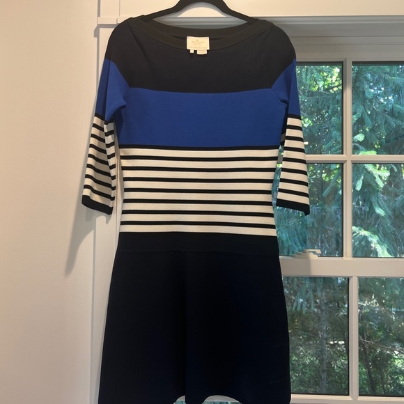 Kate Spade Scuba Stripe Dress Size Small - Picture 3 of 4